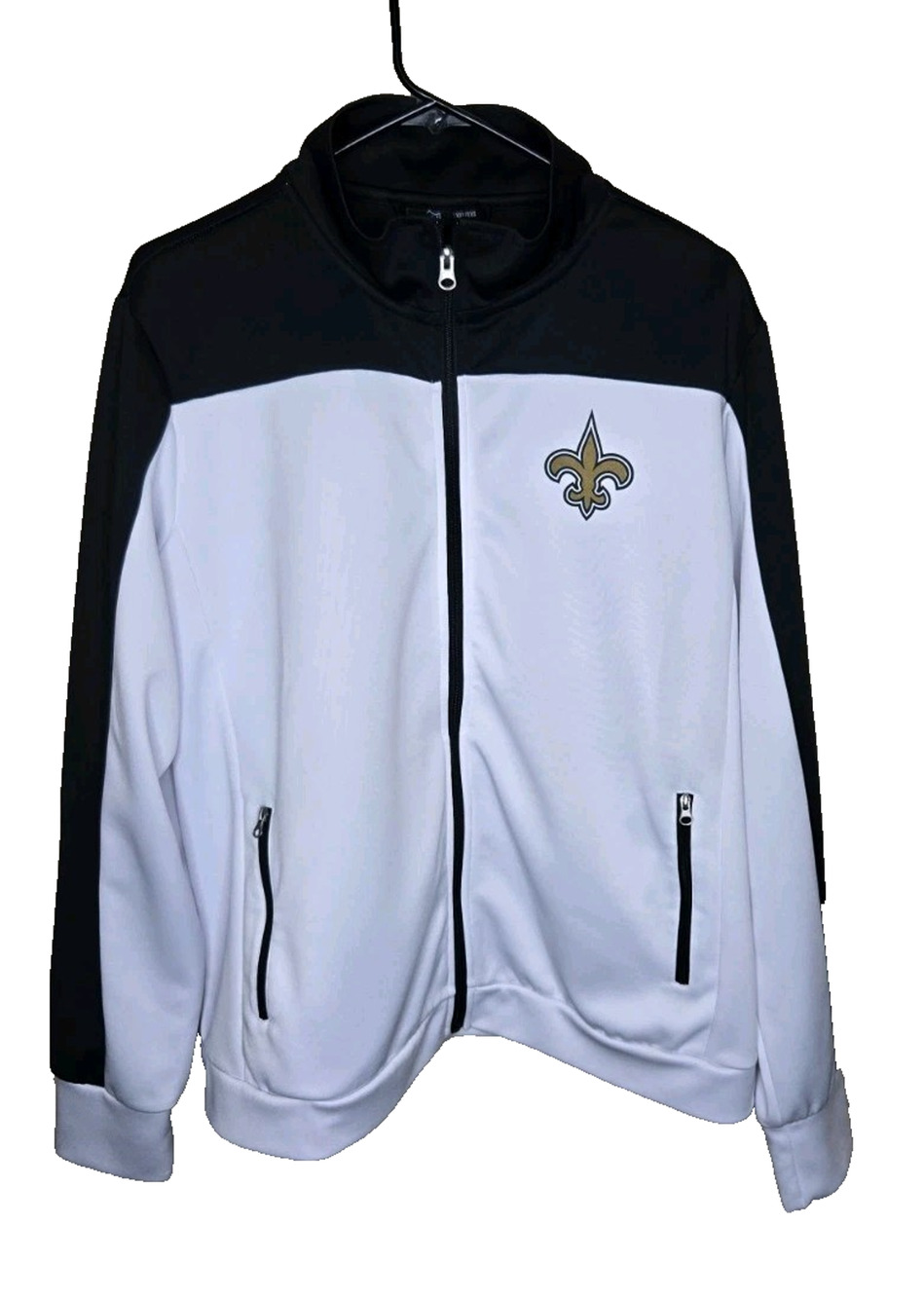NFL New Orleans Saints Gii Apparel Full Zip Womens Size XXL Track Jacket
